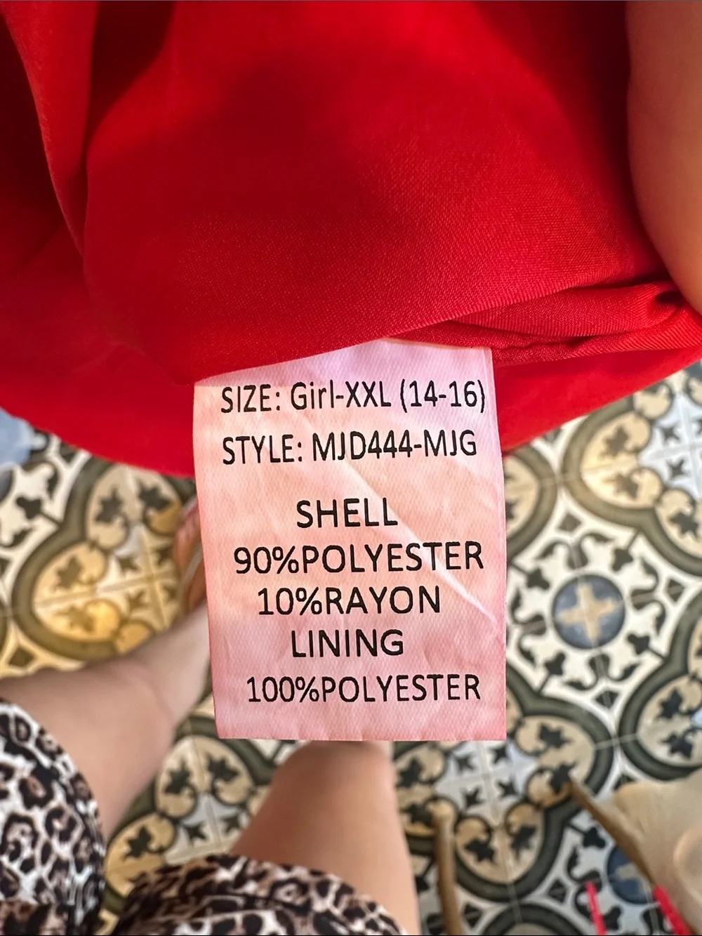 Shop The Mint Girls Red Plaid Tiered Puff-Sleeve Casual Dress